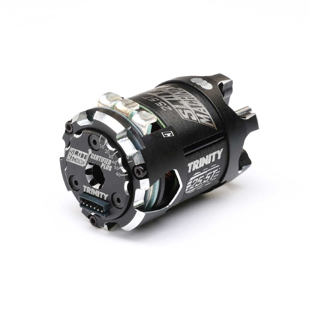 TRI-1064 moteur Trinity Slot Machine 2 25.5T Certified sélectionné pour performance maximale et constance en RC compétition.