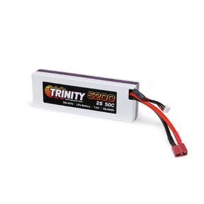 TRI-1070 batterie LiPo Trinity 7.4V 5200mAh 50C avec connecteur T-Plug conçue pour classe Mudboss et performance fiable en RC.