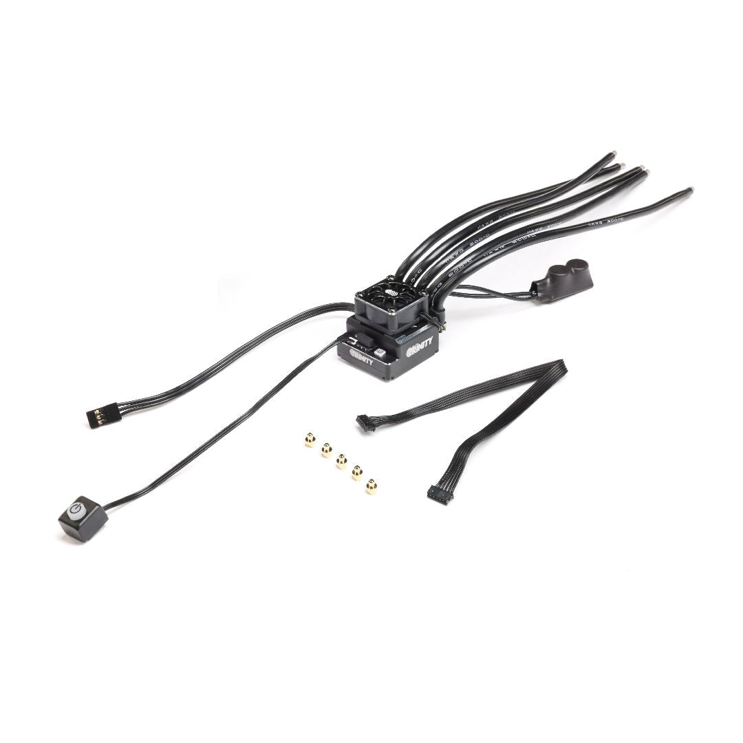 TRI-1079 ESC Trinity MX10 Gen3 160A avec microprocesseur 32-bit, puissance élevée et contrôle précis pour compétition RC 1/10.