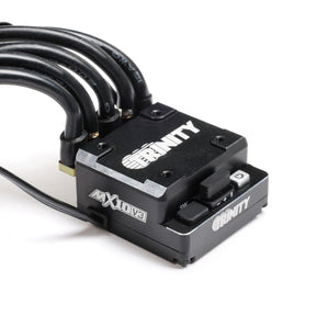 TRI-1081 ESC Trinity MX10 Gen3 Spec Blinky 100A avec mode zero timing, haute précision et performance optimale pour compétition RC 1/10.