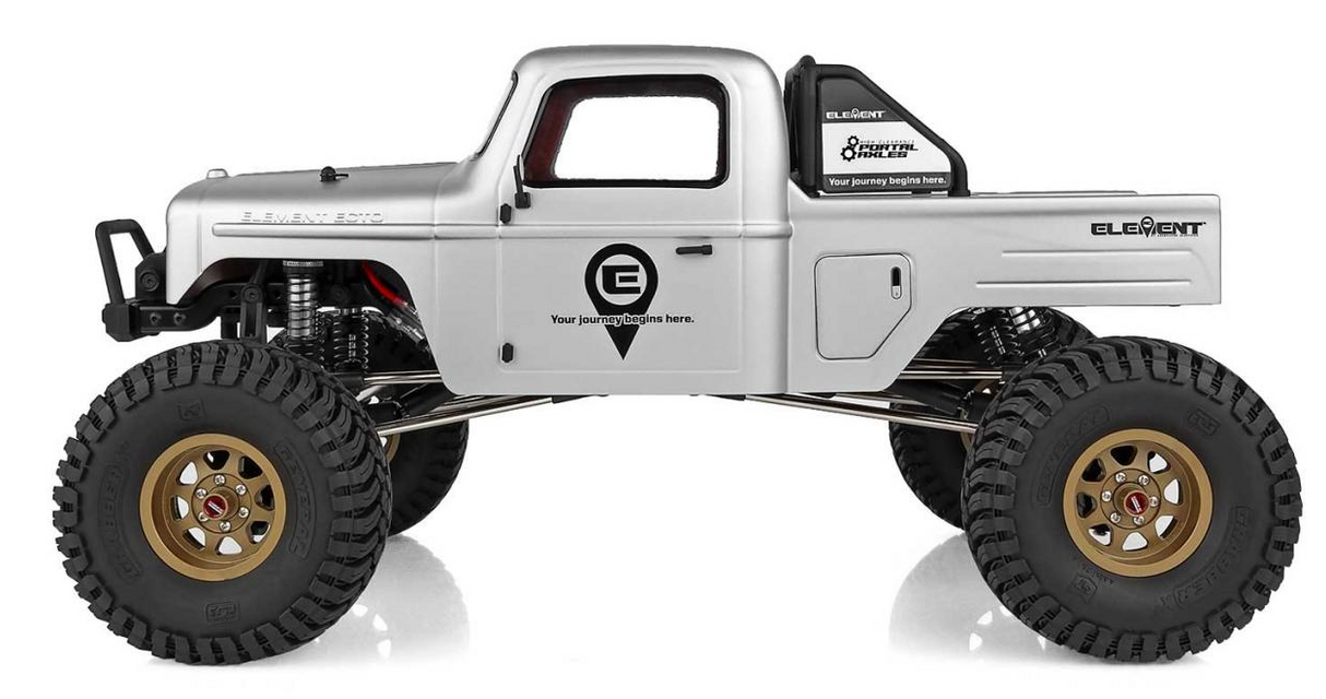 Team Associated ASC40130 – Enduro Ecto Portal Gray – 1/10 RTR 4WD Rock Crawler – Univers RcLoisirs