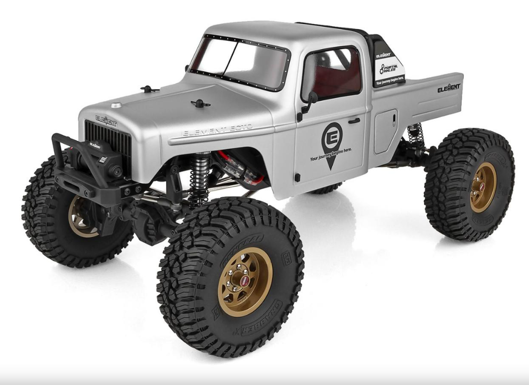 Team Associated ASC40130 – Enduro Ecto Portal Gray – 1/10 RTR 4WD Rock Crawler – Univers RcLoisirs