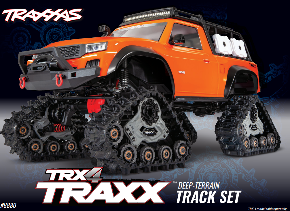 Traxxas TRX-4 Traxx Complete 8880 – Kit chenilles Deep-Terrain – Univers RcLoisirs