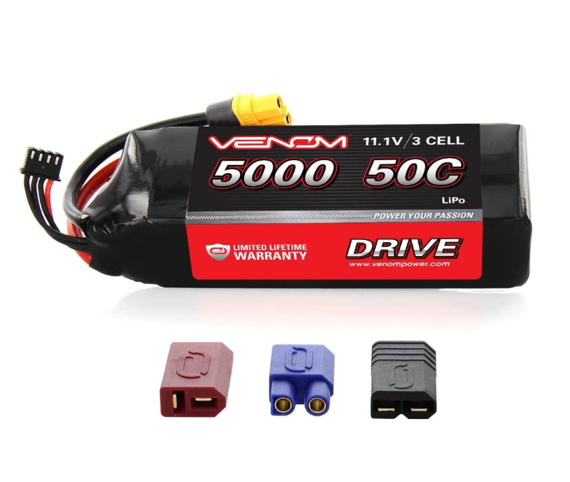 VEN15059 Batterie LiPo 3S 11.1V 5000 mAh 50C UNI 2.0