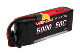 Venom, VEN15059, batterie Venom, LiPo 3S, 11.1V, 5000 mAh, 50C, UNI 2.0, XT60, Deans, EC3, Traxxas Gen1, batterie RC, accessoires RC, univers RcLoisirs, crawler RC, buggy RC, monster truck RC, short course RC, bateau RC, drone RC