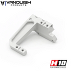 VPS08813 support de servo Vanquish Products H10 en aluminium Clear, usine aux Etats-Unis et concu pour H10 Optic RTR, H10 Optic Kit et essieu avant H10.
