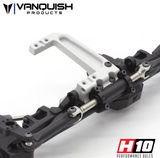 VPS08813 support de servo Vanquish Products H10 en aluminium Clear, usine aux Etats-Unis et concu pour H10 Optic RTR, H10 Optic Kit et essieu avant H10.