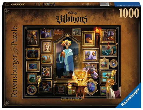 Vilains de Disney - Prince John – Casse-tête – 1000 pièces – Univers RcLoisirs
