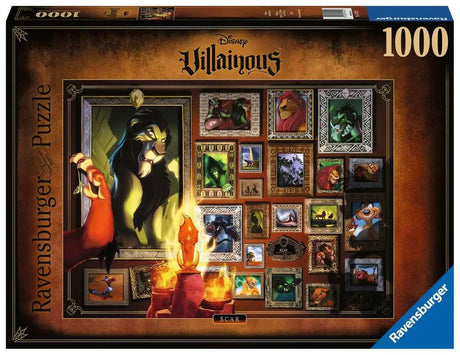 Vilains de Disney - Scar – Casse-tête – 1000 pièces – Univers RcLoisirs