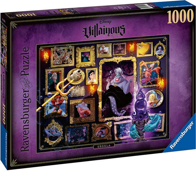 Vilains de Disney - Ursula – Casse-tête – 1000 pièces – Univers RcLoisirs