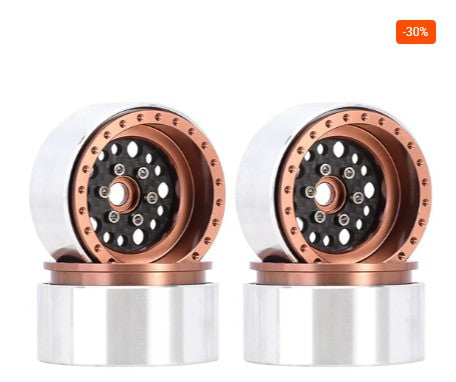 W2253 – Jantes beadlock 2.2″ Deep Dish Offset -10 mm Injora – Univers RcLoisirs