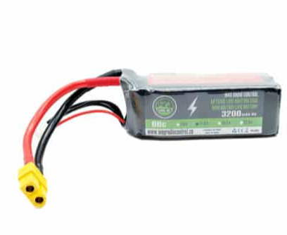 WAGB3S3260SX6 WAG batterie LiPo 3S 11.4V 3200mAh 60C XT60, compacte et performante pour RC 1/10