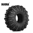 YQT-1912-S5 pneus INJORA Kraken Claw S5 1.9 pouces en composé ultra souple. Ensemble de 4 pneus 122x42 mm avec mousses incluses pour crawlers RC 1/10.