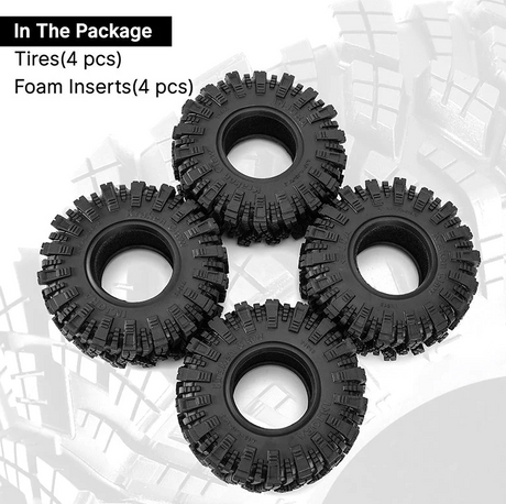 YQT-1913-S5 – Pneus Kraken Claw M/T S5 Super Soft 1,9" 106×37mm crawler 1/10 (4 pcs) – INJORA