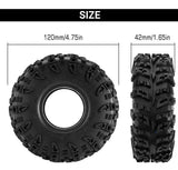 YQT-1919-S5 – Pneus Swamp Claw 1.9″ (4.75″ OD), M/T/T (4 pièces)