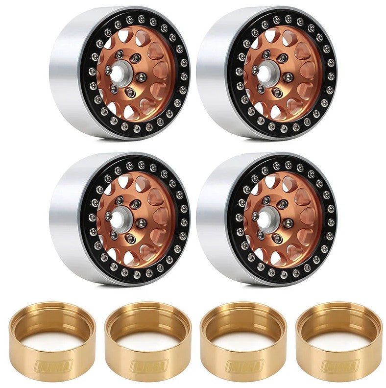 YQW-01BO-1944 – 1.9″ Aluminum Alloy Beadlock Wheel Rims (lot de 4) - Univers RcLoisirs