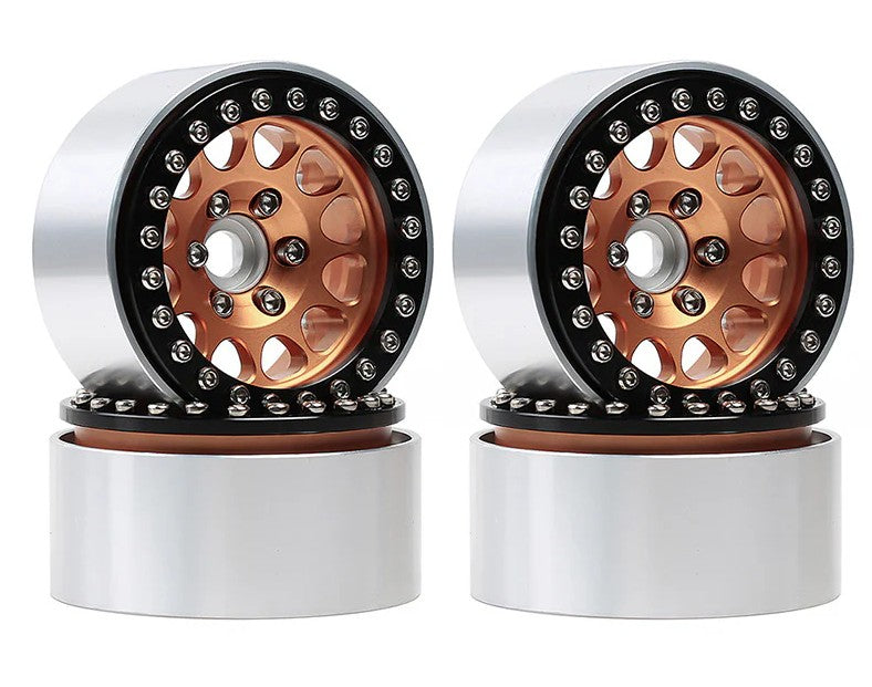 YQW-01BO – 1.9″ Aluminum Alloy Beadlock Wheel Rims (set of 4, without bushings)