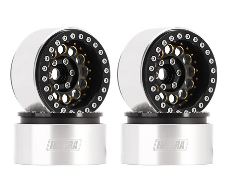 YQW-1940GL Jantes Beadlock Deep Dish 1.9 po Déport -8.9mm Or Ensemble de 4 INJORA