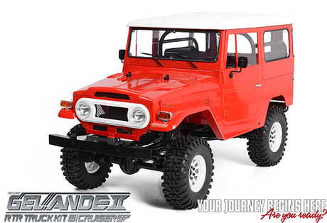 Z-RTR0047 – Gelande II Cruiser Body Set – Truck Scale 1/10 4WD RTR – RC4WD | Univers RcLoisirs