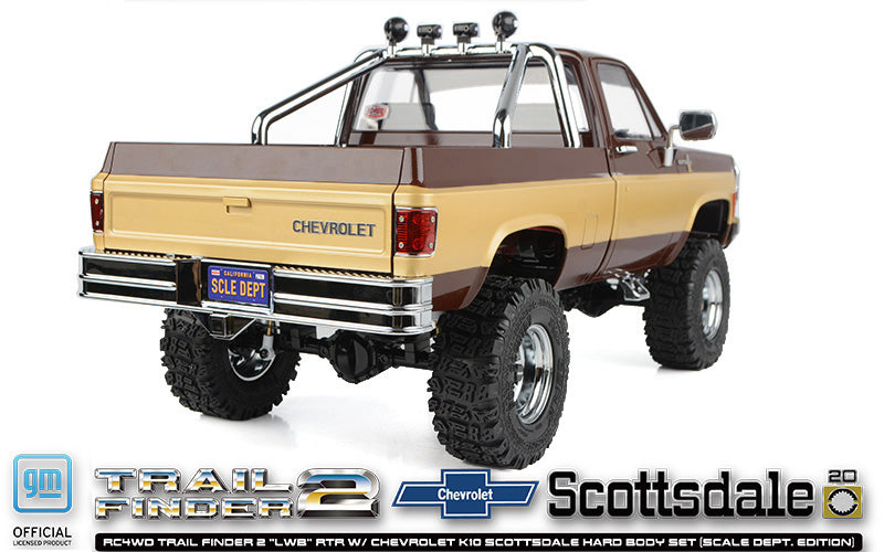Z-RTR0071 – Trail Finder 2 LWB – Chevrolet K10 Scottsdale – Truck Scale 1/10 – 4WD – RTR – RC4WD - Univers RcLoisirs