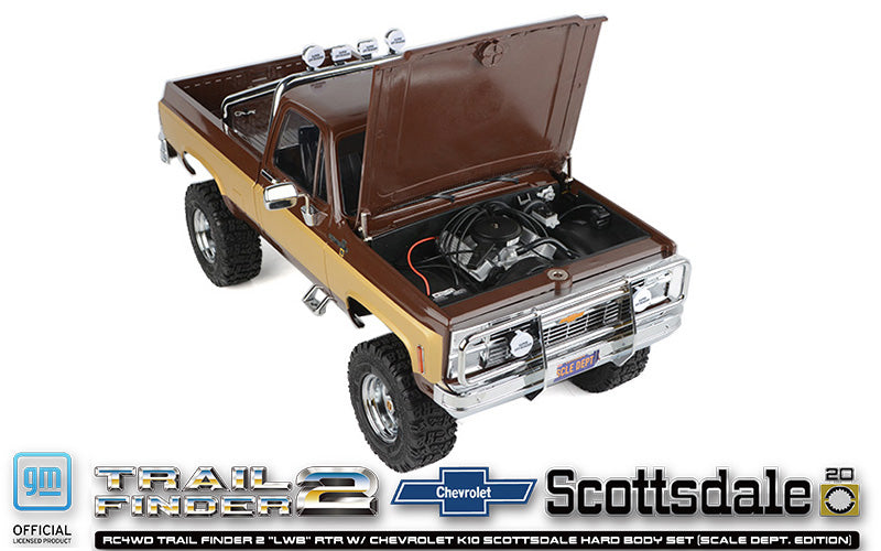 Z-RTR0071 – Trail Finder 2 LWB – Chevrolet K10 Scottsdale – Truck Scale 1/10 – 4WD – RTR – RC4WD - Univers RcLoisirs