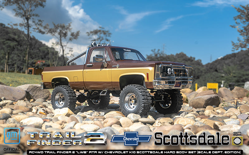 Z-RTR0071 – Trail Finder 2 LWB – Chevrolet K10 Scottsdale – Truck Scale 1/10 – 4WD – RTR – RC4WD - Univers RcLoisirs