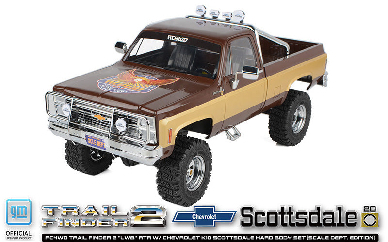 Z-RTR0071 – Trail Finder 2 LWB – Chevrolet K10 Scottsdale – Truck Scale 1/10 – 4WD – RTR – RC4WD - Univers RcLoisirs