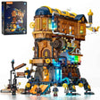 L9103 – Château ambulant de l'Alchimiste – Steampunk & Fantastique – 2690 pcs – Lumibricks
