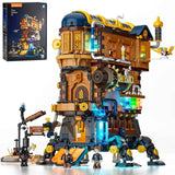 L9103 – Château ambulant de l'Alchimiste – Steampunk & Fantastique – 2690 pcs – Lumibricks