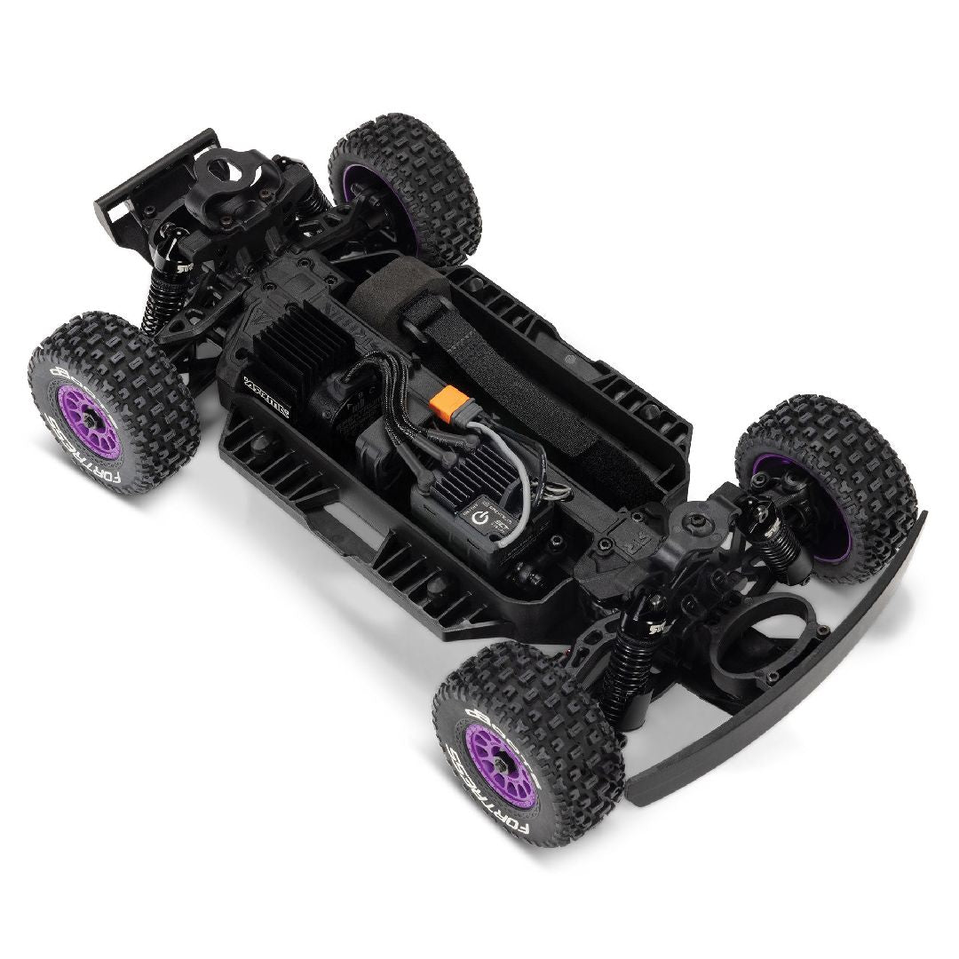 ARA2304ST1 – Mojave Grom 223S BLX – ARRMA – châssis dessous – Univers RcLoisirs