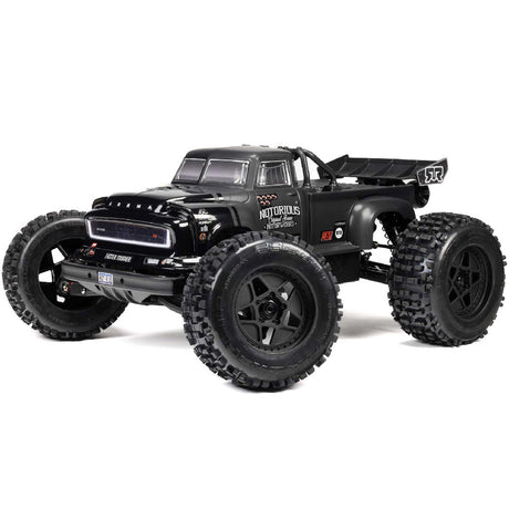 Arrma 1/8 NOTORIOUS BL-6s 4x4 Stunt Truck RTR - Black - Univers RcLoisirs