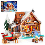 L9090 – Chalet des Aurores Boréales – Hiver Nordique – 2425 pcs – Lumibricks