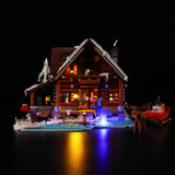 L9090 – Chalet des Aurores Boréales – Hiver Nordique – 2425 pcs – Lumibricks