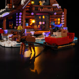L9090 – Chalet des Aurores Boréales – Hiver Nordique – 2425 pcs – Lumibricks