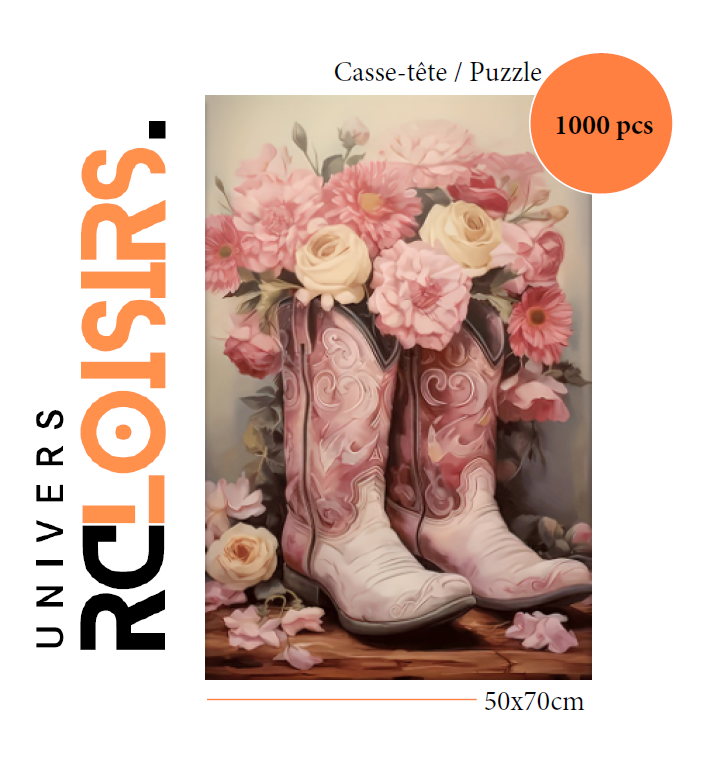 Bottes fleuries – Casse-tête – 1000 pièces