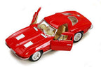 Corvette Sting Ray 1963 – Diecast 1:36 – Kinsmart - Univers RcLoisirs