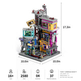 L9095 – Pile de jeux – Cyberpunk NeonCity – 2580 pcs – Lumibricks