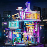 L9095 – Pile de jeux – Cyberpunk NeonCity – 2580 pcs – Lumibricks