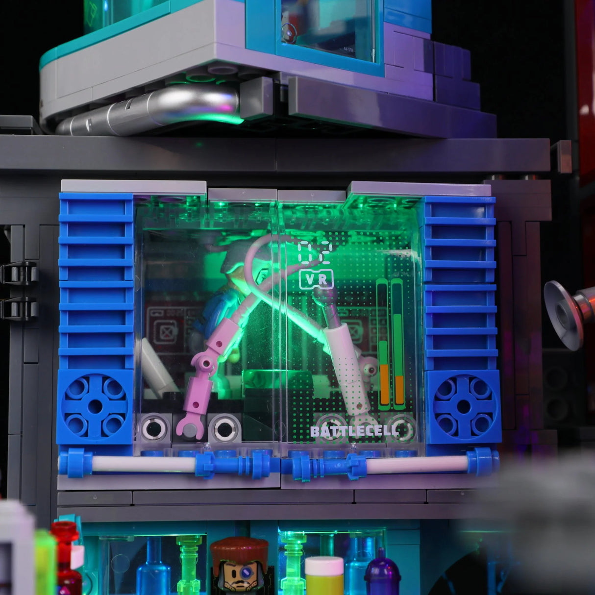 L9095 – Pile de jeux – Cyberpunk NeonCity – 2580 pcs – Lumibricks