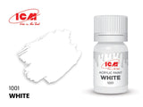 ICM – Peinture acrylique à l’eau – 12 ml – Couleurs variées