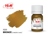 ICM – Peinture acrylique à l’eau – 12 ml – Couleurs variées