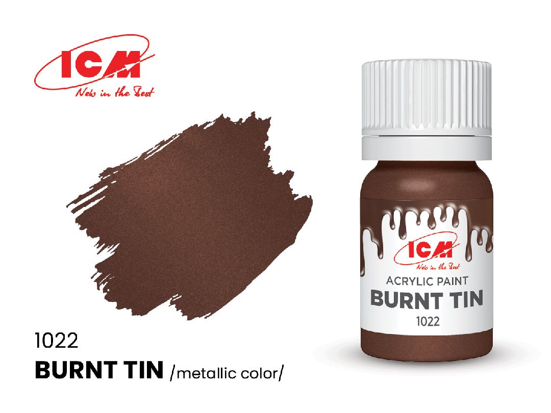 ICM – Peinture acrylique à l’eau – 12 ml – Couleurs variées