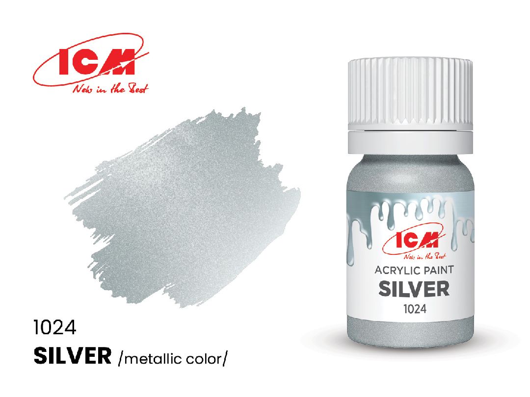 ICM – Peinture acrylique à l’eau – 12 ml – Couleurs variées