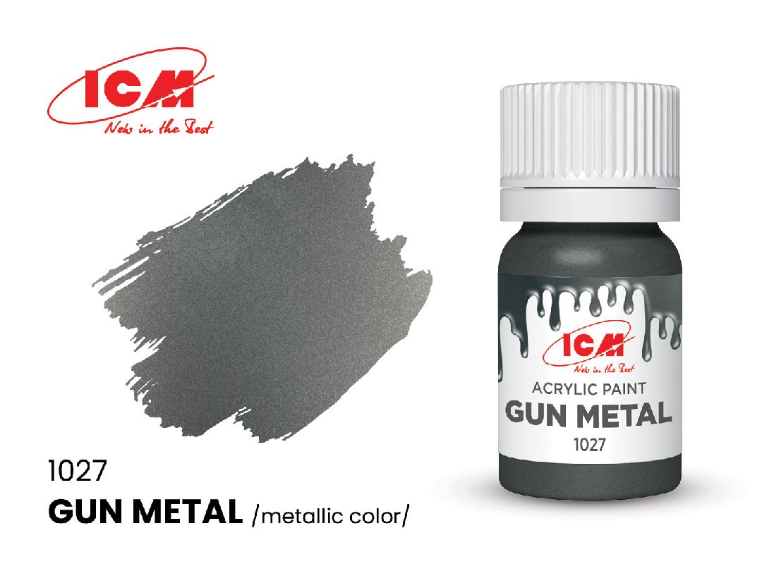 ICM – Peinture acrylique à l’eau – 12 ml – Couleurs variées