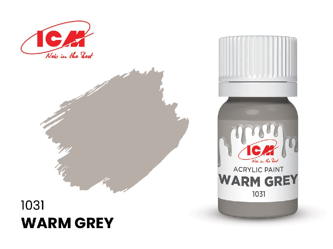 ICM – Peinture acrylique à l’eau – 12 ml – Couleurs variées