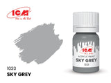 ICM – Peinture acrylique à l’eau – 12 ml – Couleurs variées