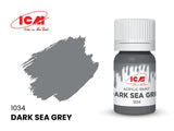ICM – Peinture acrylique à l’eau – 12 ml – Couleurs variées