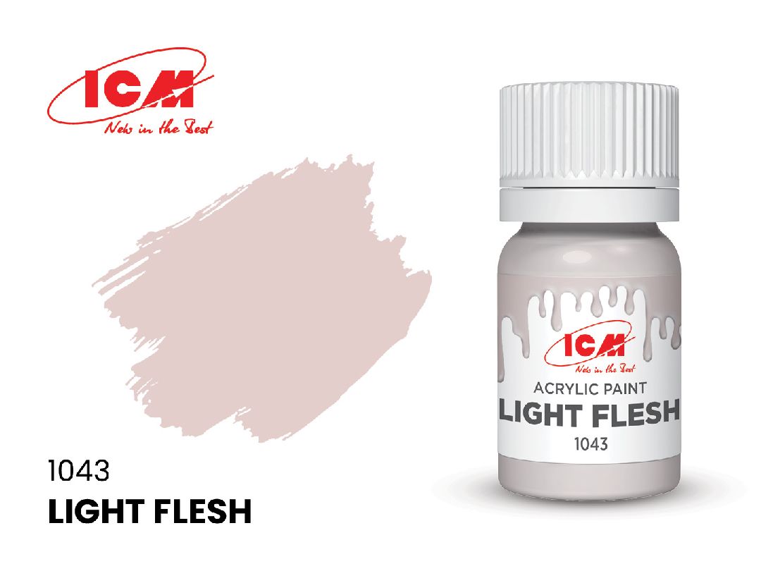 ICM – Peinture acrylique à l’eau – 12 ml – Couleurs variées