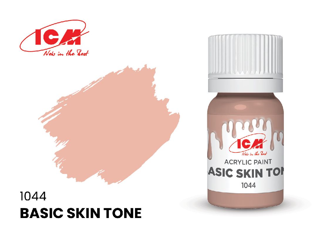 ICM – Peinture acrylique à l’eau – 12 ml – Couleurs variées