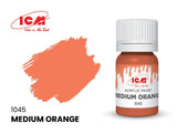 ICM – Peinture acrylique à l’eau – 12 ml – Couleurs variées